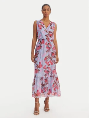 Fracomina Sukienka codzienna FR26SD3018W774R8 Niebieski Regular Fit