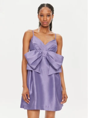 Fracomina Sukienka koktajlowa FQ24SD1005W71101 Fioletowy Regular Fit