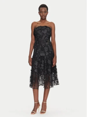 Fracomina Sukienka koktajlowa FQ25SD2002W79001 Czarny Slim Fit