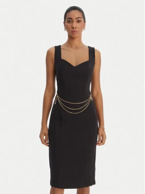 Fracomina Sukienka koktajlowa FR26SD2017W42901 Czarny Slim Fit