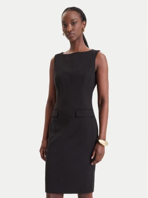 Fracomina Sukienka koktajlowa FR26WD2001W42901 Czarny Slim Fit
