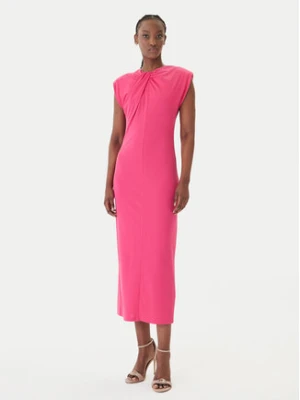 Fracomina Sukienka koktajlowa FS26SD2008W62601 Różowy Slim Fit