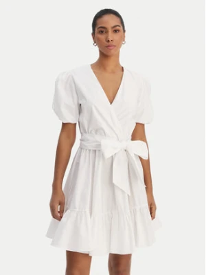 Fracomina Sukienka koktajlowa FY26SD1037W40001 Biały Regular Fit