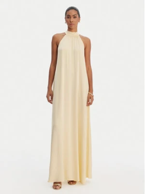 Fracomina Sukienka letnia FR26SD3016W41301 Żółty Relaxed Fit