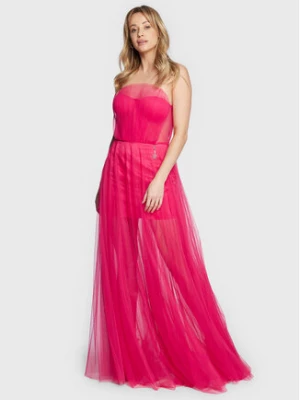 Fracomina Sukienka wieczorowa FQ23SD3011W52901 Różowy Slim Fit