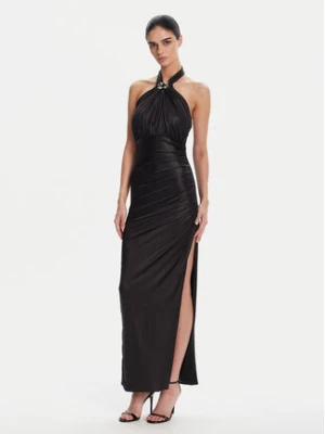 Fracomina Sukienka wieczorowa FQ25SD3002W798T4 Czarny Slim Fit