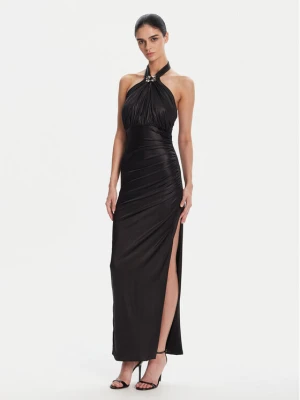 Fracomina Sukienka wieczorowa FQ25SD3002W798T4 Czarny Slim Fit