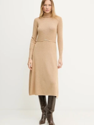 Fracomina sukienka z dodatkiem wełny
