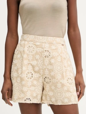 Fracomina szorty eleganckie damskie bawełniane