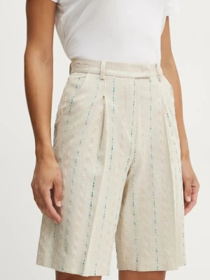 Fracomina szorty z domieszką lnu