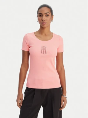 Fracomina T-Shirt FP26ST3001J42701 Koralowy Slim Fit