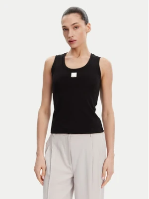 Fracomina Top FP25ST2001J40101 Czarny Slim Fit