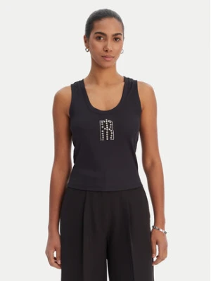 Fracomina Top FP26ST2003J42701 Czarny Slim Fit