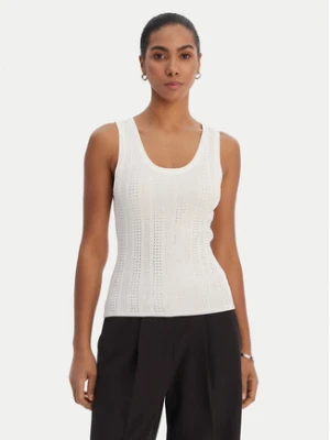 Fracomina Top FR26ST4005K524R9 Écru Slim Fit