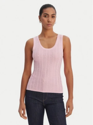 Fracomina Top FR26ST4005K524R9 Różowy Slim Fit