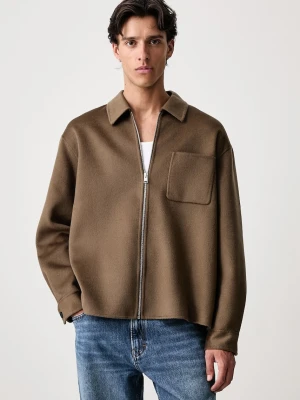 Frame DOUBLE FACE ZIP SHIRT JACKET kurtka wełniana męska
