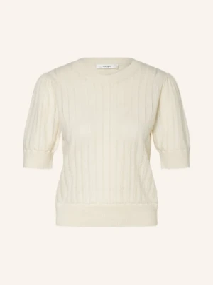 Frame Dzianinowa Koszulka Z Kaszmiru beige