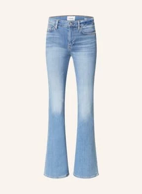 Frame Jeansy Flared Le High Flare blau