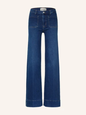 Frame Jeansy Flared Le Slice blau FOLK FOLKLORE