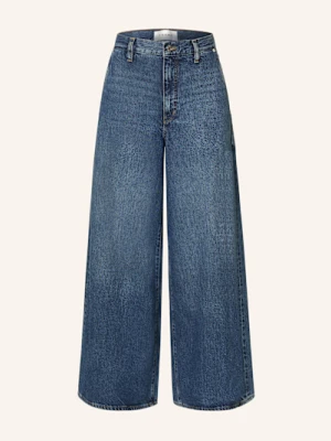 Frame Jeansy Wide Leg The Drape blau