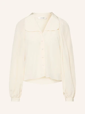 Frame Jedwabna Bluzka The Silk Gala Shirt weiss KREMOWY