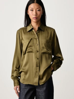 Frame THE MODERN UTILITY SHIRT koszula jedwabna damska