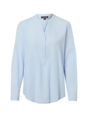 Franco Callegari Bluzka damska Kobiety Bawełna (100%) niebieski,