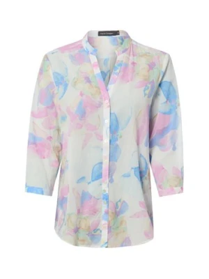 Franco Callegari Bluzka damska Kobiety Bawełna biały|niebieski|różowy wzorzysty,
