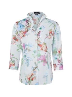 Franco Callegari Bluzka damska Kobiety Bawełna biały|wielokolorowy wzorzysty,
