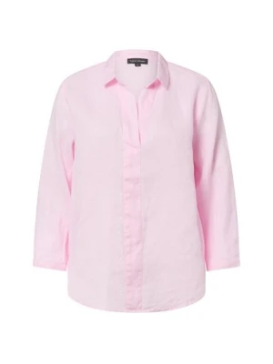 Franco Callegari Bluzka damska Kobiety len różowy jednolity,