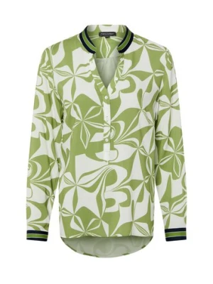 Franco Callegari Bluzka damska tunika Kobiety wiskoza wielokolorowy|zielony wzorzysty,