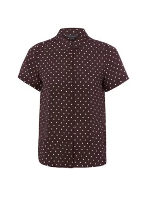 Franco Callegari Bluzka damska z krótkim rękawem - Samantha Kobiety wiskoza brązowy,