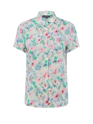 Franco Callegari Bluzka damska z krótkim rękawem - Samantha Kobiety wiskoza niebieski|wielokolorowy,