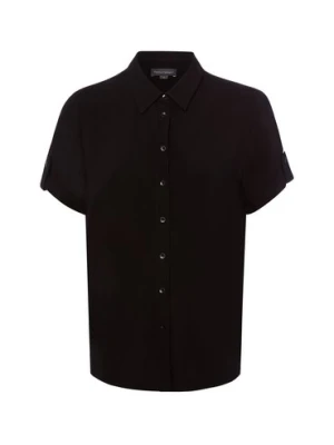 Franco Callegari Damska bluzka koszulowa Kobiety wiskoza czarny,