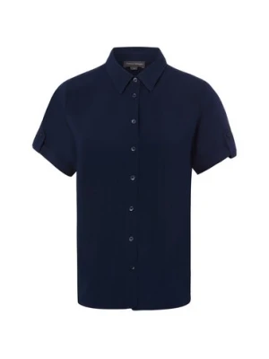 Franco Callegari Damska bluzka koszulowa Kobiety wiskoza niebieski,