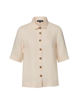 Franco Callegari Damska bluzka lniana Kobiety len beżowy,