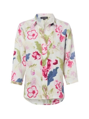 Franco Callegari Damska bluzka lniana Kobiety len wielokolorowy,