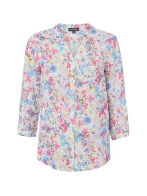 Franco Callegari Damska bluzka lniana Kobiety len wielokolorowy w paski,