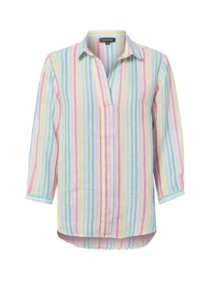 Franco Callegari Damska bluzka lniana Kobiety len wielokolorowy,