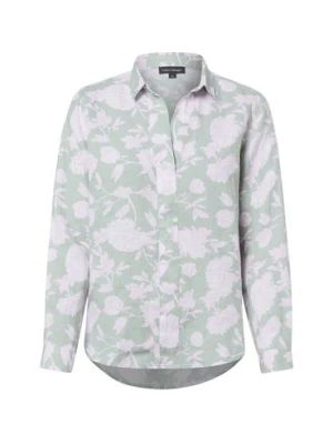 Franco Callegari Damska bluzka lniana Kobiety len zielony,