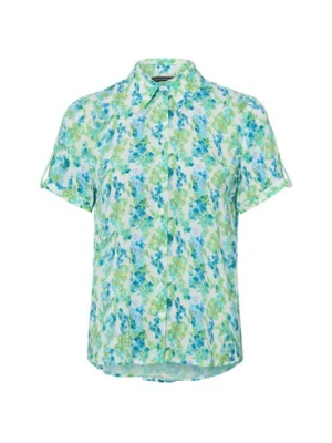 Franco Callegari Damska bluzka z krótkim rękawem - Debby Kobiety wiskoza biały|wielokolorowy,