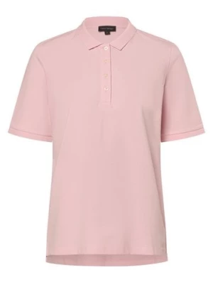 Franco Callegari Damska koszulka polo Kobiety Bawełna różowy jednolity,