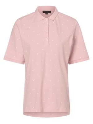 Franco Callegari Damska koszulka polo Kobiety Bawełna różowy nadruk,