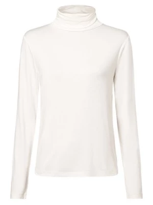 Franco Callegari Damska koszulka z długim rękawem Kobiety wiskoza biały jednolity,