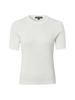 Franco Callegari Damska koszulka z dzianiny Kobiety Bawełna biały,