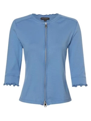 Franco Callegari Damska kurtka koszulowa Kobiety Bawełna niebieski jednolity,