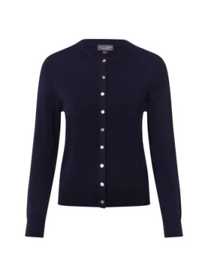 Franco Callegari Damski kardigan z czystego kaszmiru Kobiety Kaszmir niebieski,