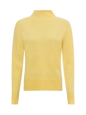Franco Callegari Damski sweter z czystego kaszmiru Kobiety Kaszmir żółty,