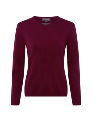 Franco Callegari Damski sweter z dzianiny z zawartością kaszmiru Kobiety lila marmurkowy,