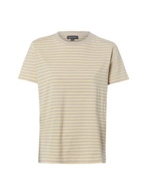 Franco Callegari Koszulka damska Kobiety Bawełna (100%) brązowy w paski,